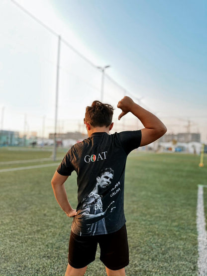 BTP CR7 GOAT edition pointing to back