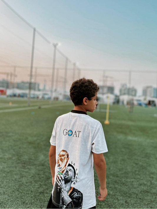 Messi GOAT edition jersey back